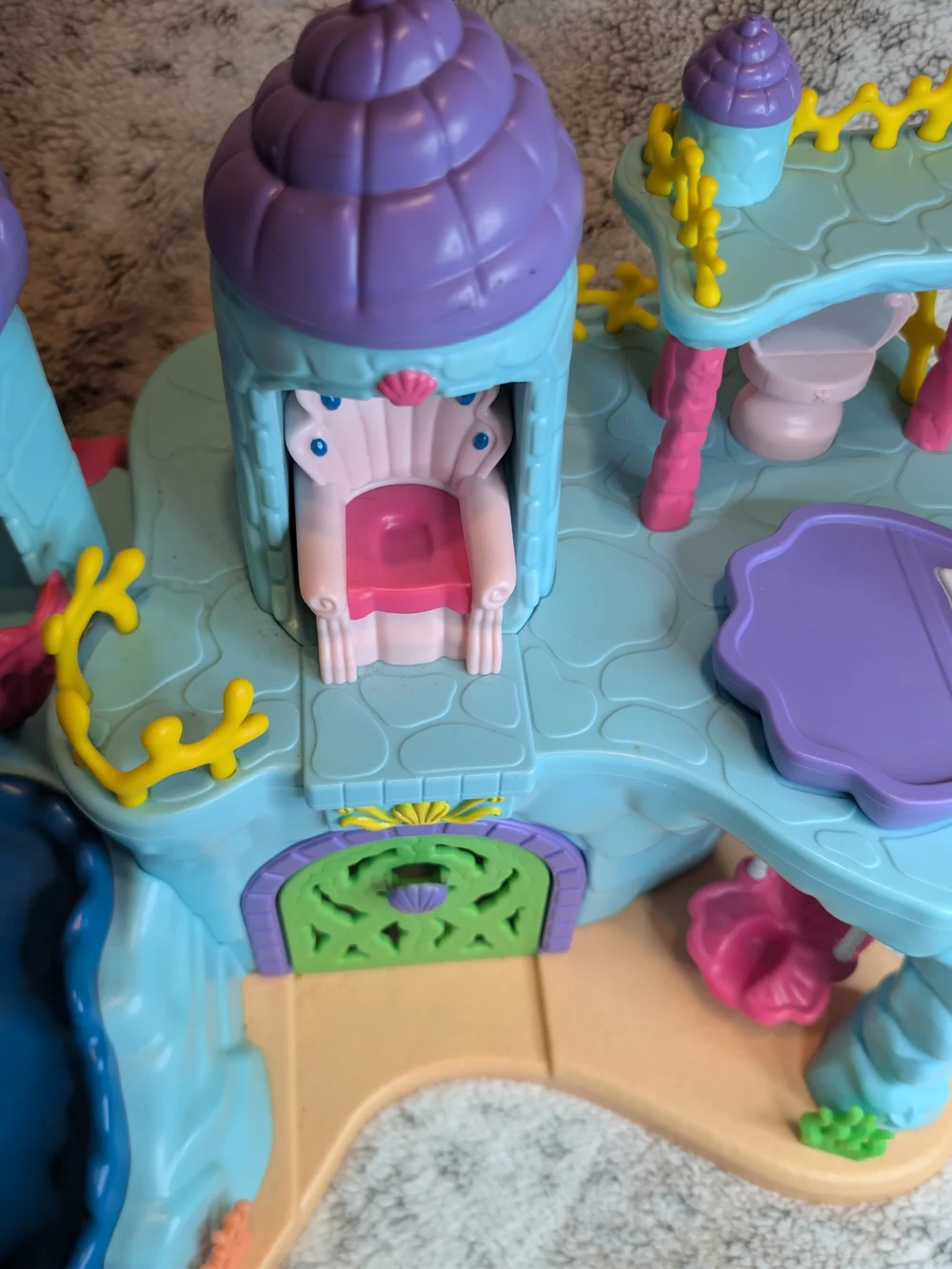 Vintage Lakeshore Learning Under The Sea Mermaid Palace Playset